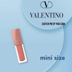 *🆕*NEW* VALENTINO |MINI| Liquirosso 2 in 1 Matte Liquid Lipstick Blush pink